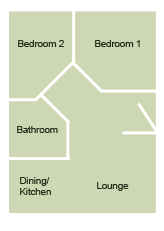 No8 Hewenden Room Plan